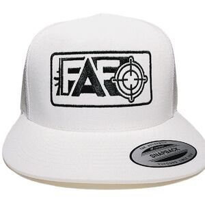 FAFO F*ck Around Find Out Flat Bill Snapback Adjustable Direct Embroide…